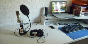 Podcasting studio